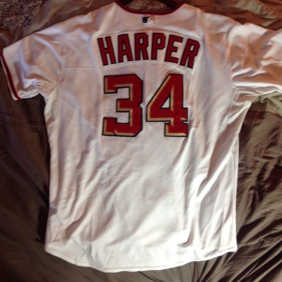 Bryce Harper Wash Nationals jersey MLB authentic - Picture 3 of 6